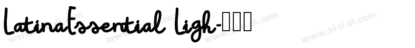 LatinaEssential Ligh字体转换 LatinaEssential Ligh字体转换